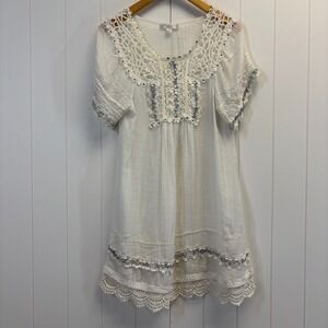 Boo Radley Australia Womens Boho Chic Fairy Tunic Dress Size 6 Festival Flowy